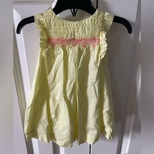 💛💕Jacadi Yellow 12 month dress with bloomers💛💕